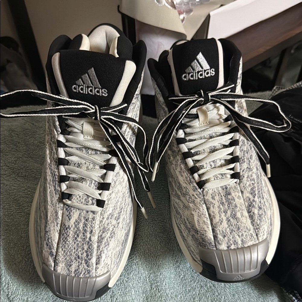 Adidas Patterned High-Top Sneakers